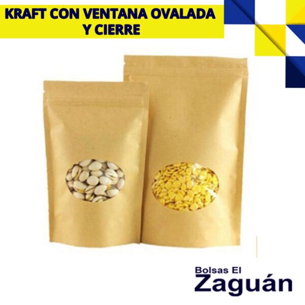 KRAFT CON VENTANA OVALA