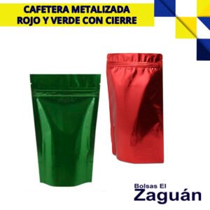 METALIZADA ROJA VERDE CON CIERRE